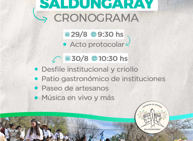 Saldungaray celebrará el 126º aniversario de su fundación
