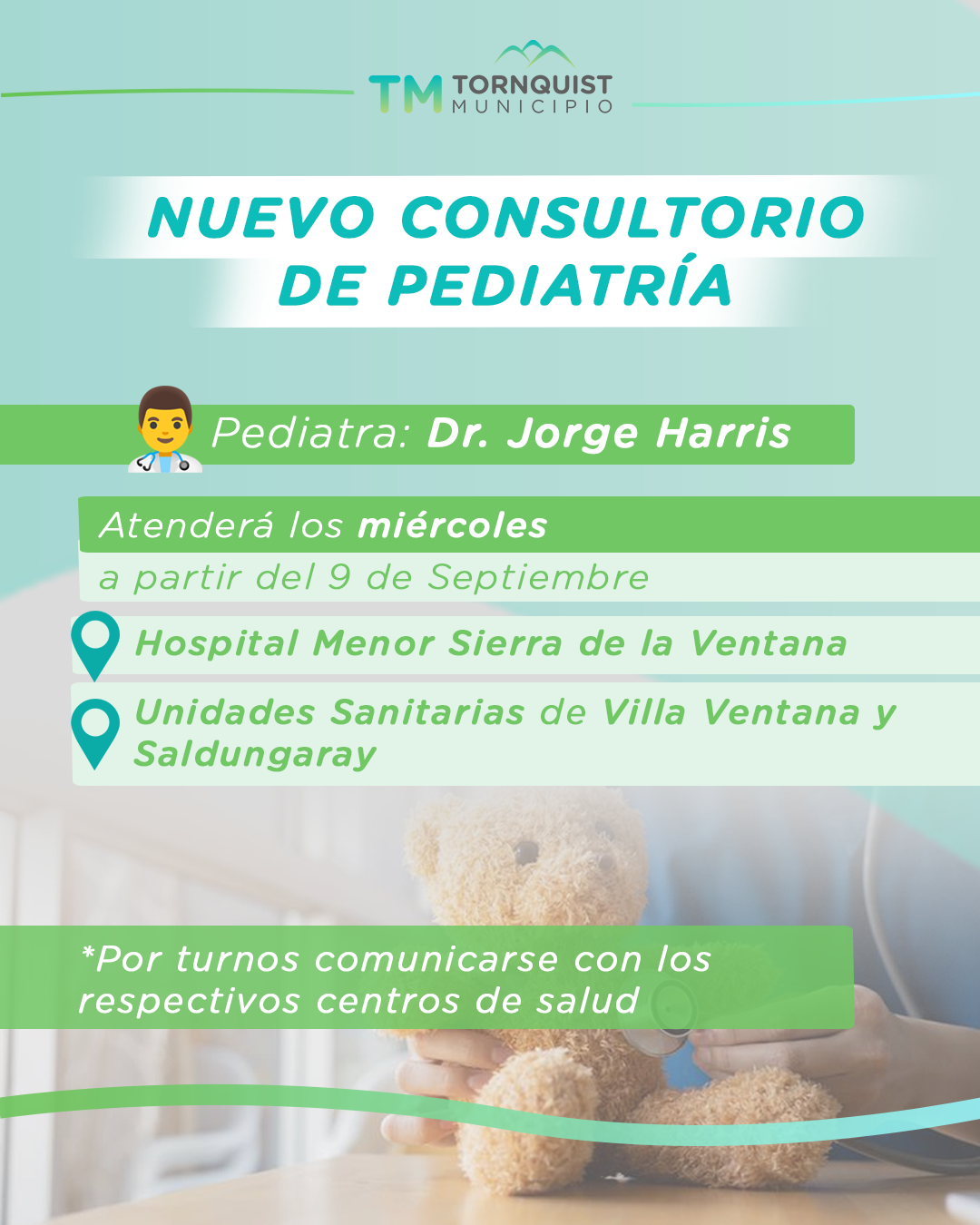 Nuevos consultorios de Pediatría en el distrito