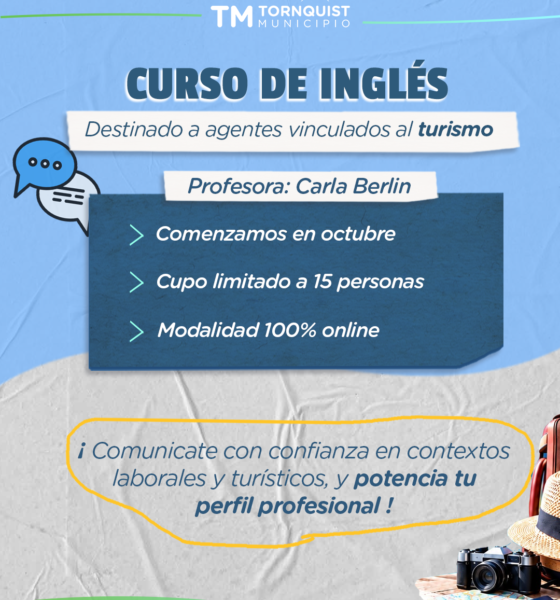 Brindarán un curso de ingles para agentes vinculados a turismo