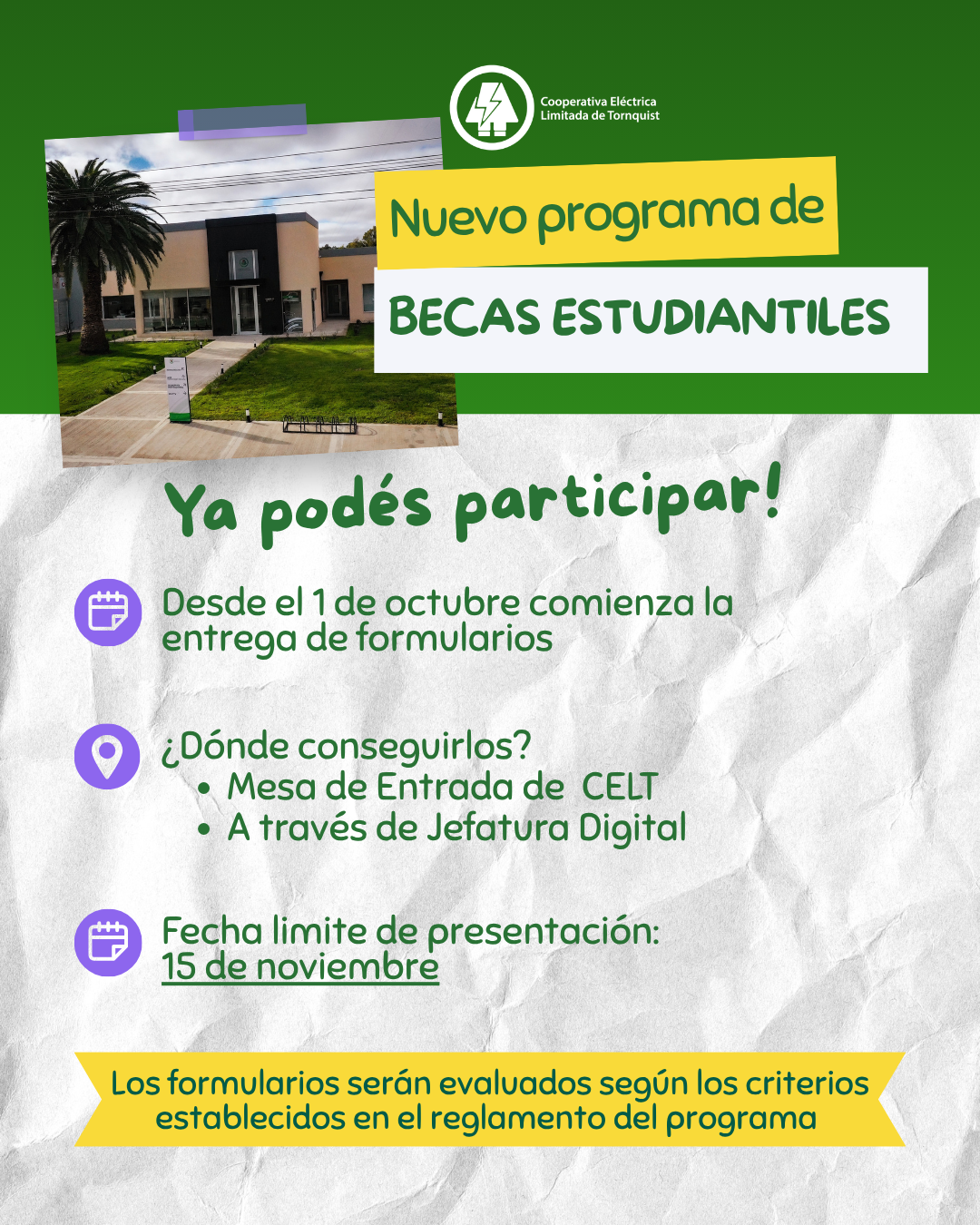 La CELT abre la inscripción a su Programa de Becas Estudiantiles