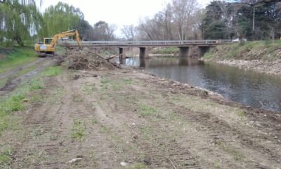 Avanzan los trabajos de hidráulica en el arroyo San Bernardo y se inician obras clave en el canal de la calle Piergentilli