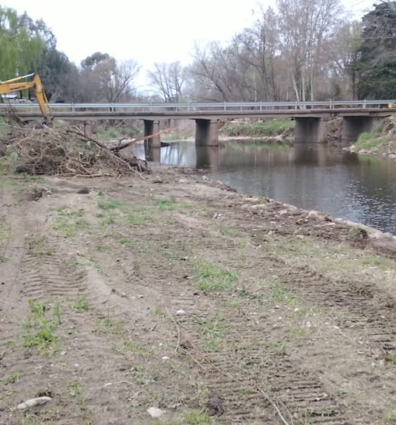 Avanzan los trabajos de hidráulica en el arroyo San Bernardo y se inician obras clave en el canal de la calle Piergentilli