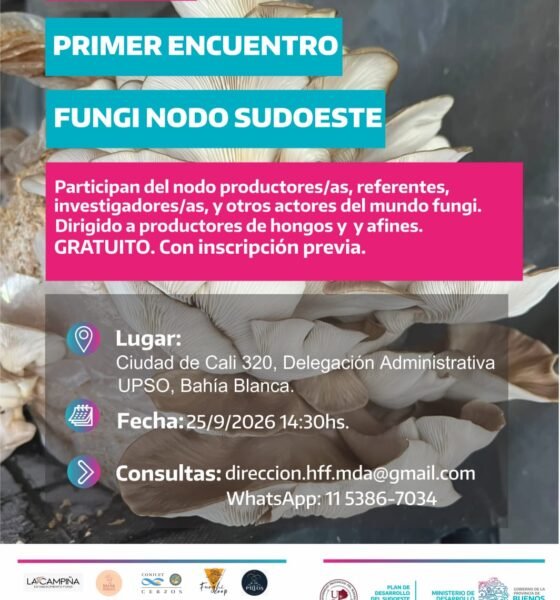 1º Encuentro Fungi Nodo Sudoeste para productores de hongos y afines