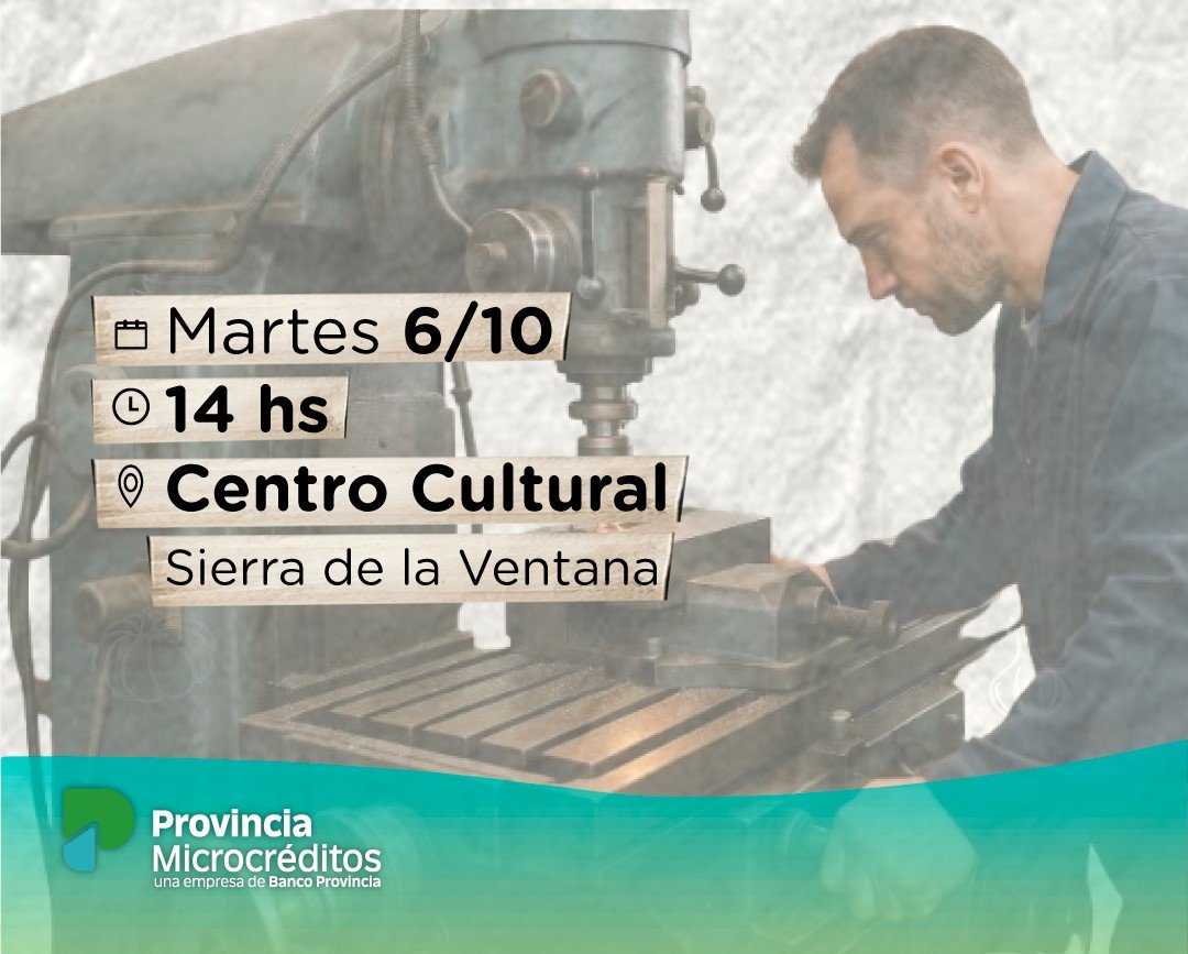 Sierra de la Ventana: Presentarán líneas de créditos para emprendedores y productores