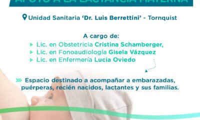 Tornquist: Comienza a funcionar un Consultorio Integral de Apoyo a la Lactancia Materna