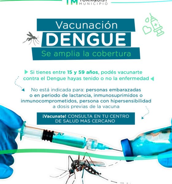 Salud: Amplían la cobertura de vacunación contra el dengue