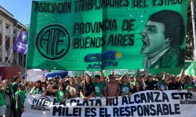 ATE le hace otro paro a Axel Kicillof en plena paritaria y denuncia "precarización" en Buenos Aires