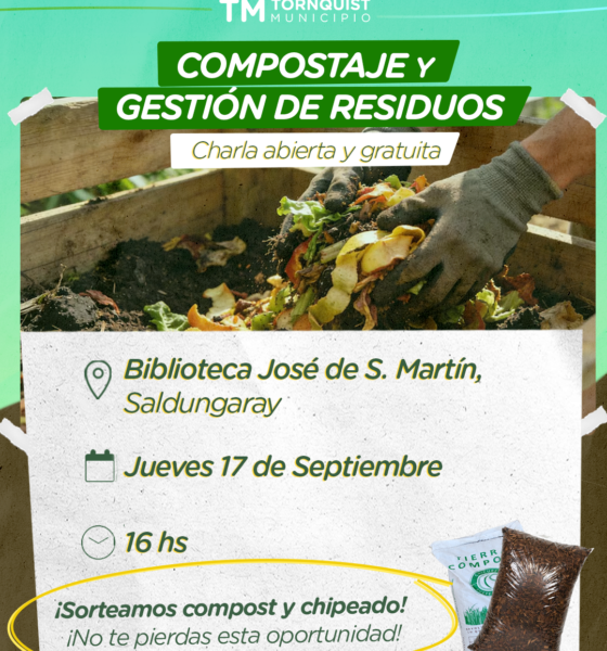 Saldungaray: charla abierta sobre compostaje y gestión de residuos