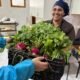 La huerta municipal cosechó alimentos y los distribuyó entre comedores