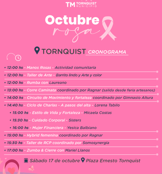 Octubre Rosa: habrá jornadas de prevención y concientización en todo el distrito