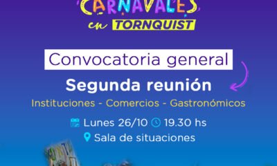 La comunidad de Tornquist ya trabaja en la organización de los Carnavales 2027