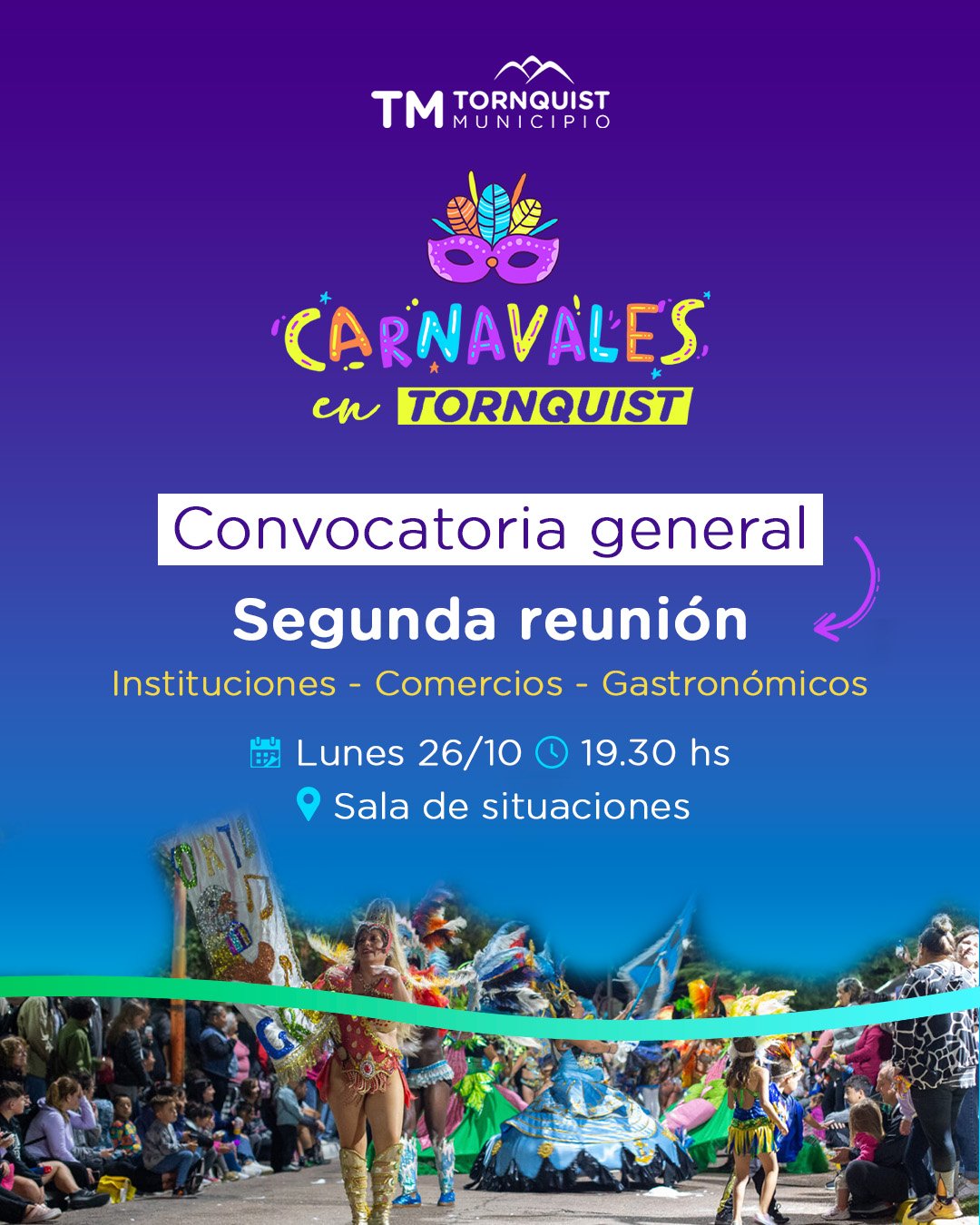 La comunidad de Tornquist ya trabaja en la organización de los Carnavales 2027