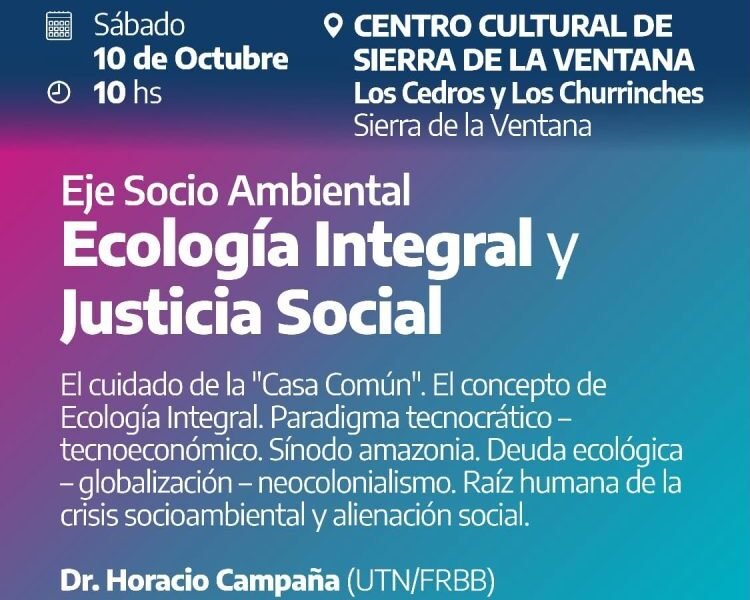 La Cátedra libre Papa Francisco llega a Sierra de la Ventana
